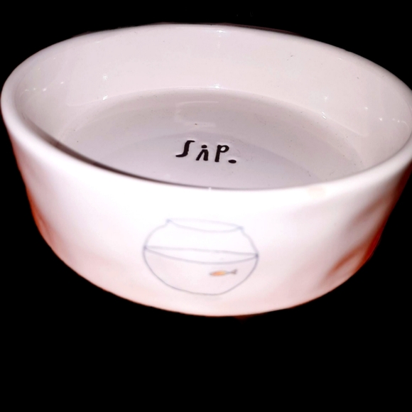 Rae Dunn SIP cat water dish. 3" - Picture 1 of 1